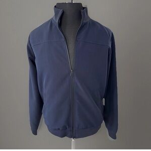 Guess Marciano Mens Jacket Sz L Formal Performance Blue Dressy Tech Work School